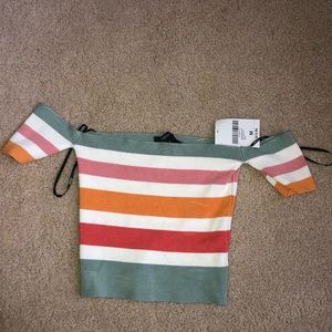 Forever 21 Off-the-Shoulder Crop Top